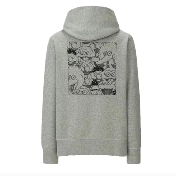 KAWS x Uniqlo x Sesame Street XX Limited Edition Hoodie - Picture 5 of 5